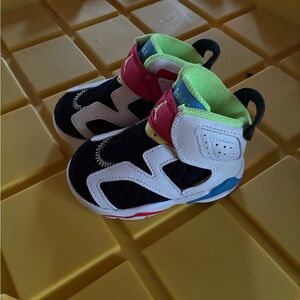 Kids size 4C Nike Jordan Multicolor Sneakers